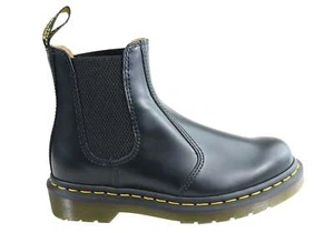Dr Martens 2976 Ys Black Smooth Unisex Leather Chelsea Boots - ModeShoesAU - Foto 1 di 13