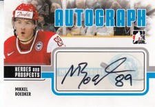 2009-10 ITG HEROES & PROSPECTS MIKKEL BOEDKER AUTO AUTOGRAPH see desc ship $