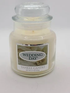 Yankee Candle - Small Jar 3.7oz - WEDDING DAY SCENT w/ Lid Brand New - Picture 1 of 4