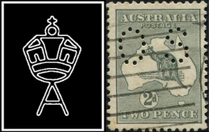 1913 Australia 2d gris primera marca de agua canguro estampilla sistema operativo pequeño buen usado - Imagen 1 de 1