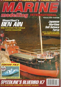 MARINE MODELLING INTERNATIONAL MAGAZINE FEBRUARY 2005 - NO PLAN - Picture 1 of 2