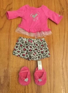 American Girl Doll Lovely Leopard PJ's Set For 18-inch Dolls - Picture 1 of 5