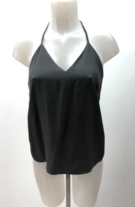 TOTEME Green Crepe Back Satin Cami Halter Top Size 36/4 - Picture 1 of 4