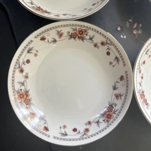 Vintage 8 Sheffield Anniversary Fruit Dessert Bowls 5 1/2" Bowls Japan Set Of 6 - Picture 1 of 3