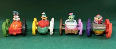 McDonalds Happy Meal 1990, Tiny Toon Adventures, полный набор из 4 предметов - Изображение 1 из 4