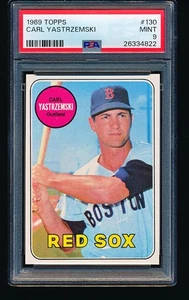 1969 Topps Carl Yastrzemski #130 PSA 9 - Highest graded - Bild 1 von 2