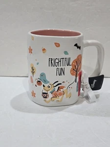 Disney Rae Dunn Pluto FRIGHTFUL FUN” Halloween Mug New - Picture 1 of 4
