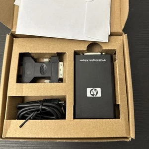 HP USB Graphics Adapter NL571AA DisplayLink Certified w/ Cable Used - Picture 1 of 6