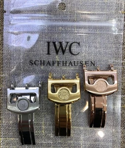 IWC 18mm Edelstahl Butterfly Entfaltschließe OEM Original Pilot Buckle - Bild 1 von 11
