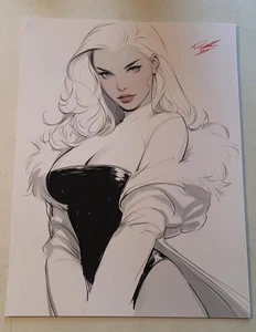 Emma Frost PinUp Color Illustration Art Print 8.5x11 by Keyeske No. 8 - Bild 1 von 8
