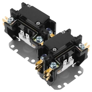 2 Pcs Air Conditioning Contactor Travel Conditioner Compressor Accessory Motor - Picture 1 of 12