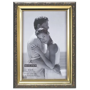 International Designs Traditions Molding Wooden Picture Frame, 4x6, Gold - Picture 1 of 6