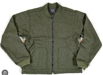 FILSON Mackinaw Wool Liner Jacket Forest Green XL Coat Liner New - Image 1 of 4