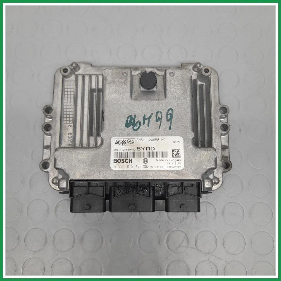 Centralina Iniezione Bosch 0281012487 Ford C-Max II 8M51-12A650-MD 2009 2010   - Immagine 1 di 4
