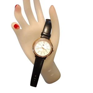 Reloj Tommy Hilfiger Bisel Oro Rosa 1781853 Correa Cuero 2016 Batería Nueva en Caja - Imagen 1 de 17