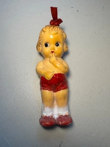 Muñeca Ideal Vintage Plástico Duro Bebé Sonajero 6" Alto - Imagen 1 de 4