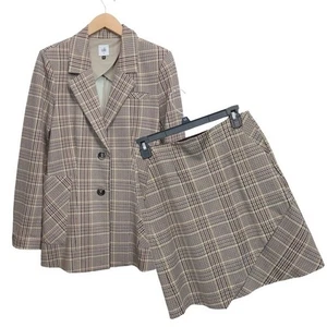 Cabi Womens Houndstooth Plaid Blazer Jacket and Skirt Medium - Picture 1 of 11