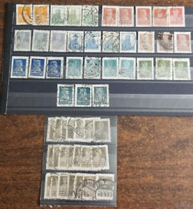 Russie - 54 timbres d'occasion antérieurs (annule ??)