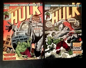 Incredible Hulk-165/167 Comic Lot 1973 - Picture 1 of 3