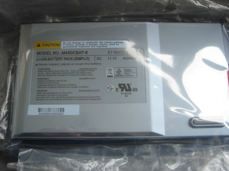 Bateria Original Clevo M450CBAT-6 Simplo 87-M45CS-4D42 11.1V 4400mAh - Imagem 1 de 1