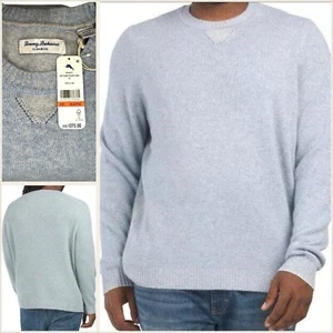 375 $ Tommy Bahama neu 3XLB Kaschmir weich sandblau grau Rundhalsausschnitt Pullover XXXL Big - Bild 1 von 24