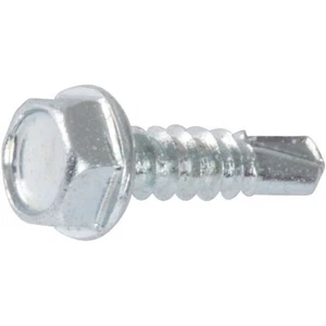 Vis tôle - Viswood - Autoperceuse - Tête hexagonale - Acier zingué - 6,3 x 19 mm