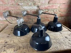 Lampada smaltata da parete KE749/lampada da esterno/lampada industriale/vintage - Foto 1 di 8