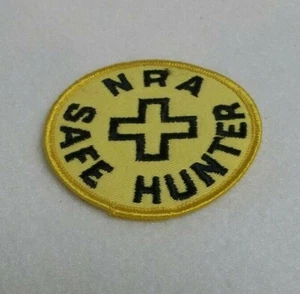 VINTAGE NRA SAFE HUNTER PATCH - BOY SCOUTS OF AMERICA - AUFNÄHER PATCH - UNBENUTZT - Bild 1 von 3
