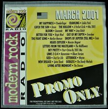 PROMO ONLY "MODERN ROCK MARCH 2001" DJ PROMO CD COMPILATION MARILYN MANSON *NEW*