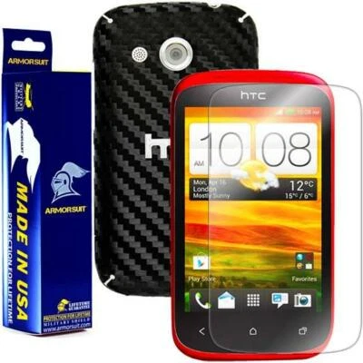 ArmorSuit MilitaryShield HTC Desire C Screen Protector + Black Carbon Fiber Skin - Image 1 of 4
