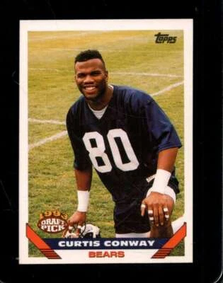 1993 TOPPS #12 CURTIS CONWAY NMMT (RC) BEARS - Image 1 of 2