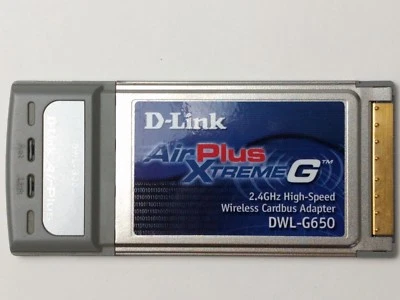 D-Link (DWL-G650) Air Plus Xtreme G 2.4GHz High-Speed Wireless Cardbus Adapter  - Image 1 of 4