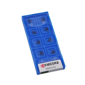 Kyocera CNC insert TPGH080202L THGH151505L KW10 CNC Carbide Insert 10pcs New - Picture 1 of 2
