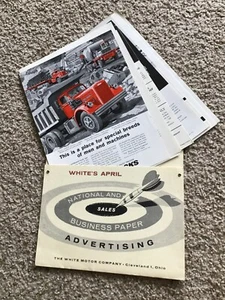 Camiones pesados blancos 1961, kit de publicidad nacional para abril. - Imagen 1 de 4