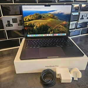 Apple Mac MacBook Pro 2023 14 Inch M3 11 Core 18GB Ram 512GB SSD Warranty Black - Afbeelding 1 van 12