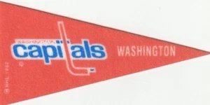 Banderín miniatura NHL 1992 Kellogs Washington Capitals - Imagen 1 de 1