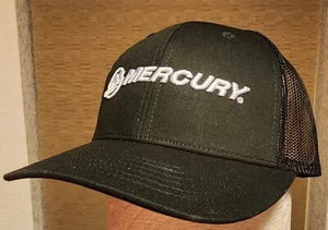 MERCURY OUTBOARDS PARTS " NEW " * MERCURY BLACK MESH " CAP - HAT " - Bild 1 von 6