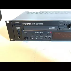 TASCAM MD-CD1 MK2 MD-CD1 MK II MD Deck CD Player w/ AC Power Cord Cable Test - Picture 1 of 9