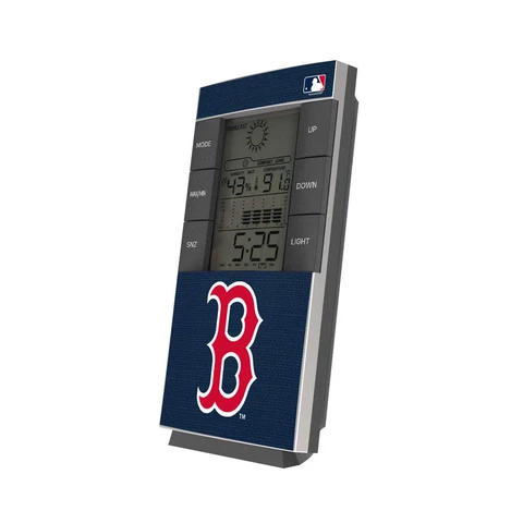 Boston Red Sox Solid Digital Desk Clock Cover