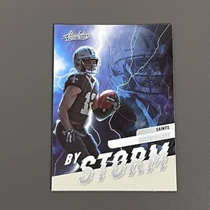 2022 Panini Absolute Football CHRIS OLAVE RC By Storm #BST-9 New Orleans Saints - Picture 1 of 6