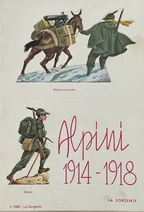 Soldatini di carta La Sorgente 1966. Alpini 1914-1918 - Foto 1 di 4
