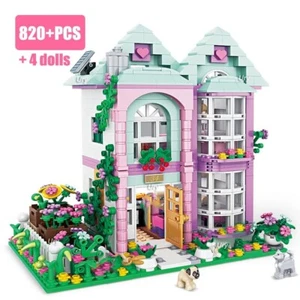 City House Summer Holiday 3 Styles Villa Castle Building Blocks Set - Picture 1 of 6