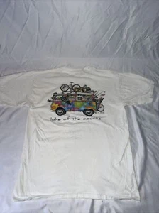 T-shirt Lake Of The Ozarks vintage anni 90 Joe Hippy Van abbigliamento backcountry taglia large - Foto 1 di 8