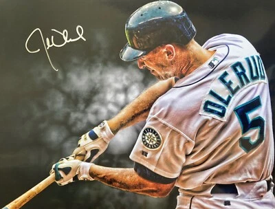 John Olerud Signed Seattle Mariners 11x14 Photo Autographed Picture - Image 1 of 2