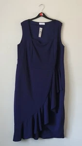 Quiz Sleeveless Midi Dress Occasion Elegant Size Uk 20 BNWT - Picture 1 of 9
