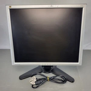 ViewSonic VP191S 19" inch Dual VGA - DVI Monitor Vintage LCD Computer Screen UK  - Picture 1 of 20
