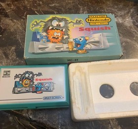 Nintendo Game & Watch Squish MG-86 Multi Screen 1986 with Box