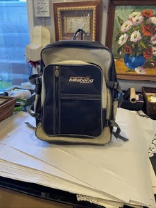 Vintage Retro 90er Billabong große Schultasche Blackpack isoliert SAMMLERSTÜCK - Bild 1 von 23