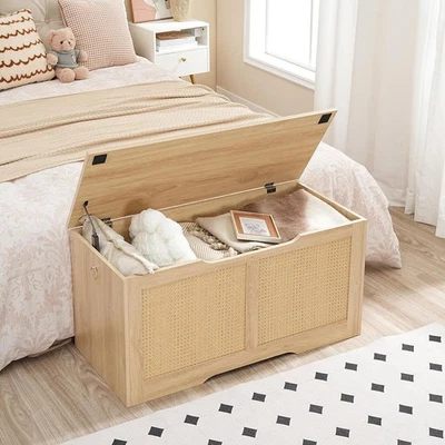 Storage Chest Storage Bench Storage Trunk Entryway Bench 39.3" x 15.7" x 18.8" - Image 1 of 4