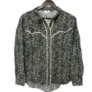 Top hobo estilo occidental de cachemira con flecos de mezcla de algodón UMGEE para mujer talla M nuevo con etiquetas - Imagen 1 de 4